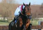 Lie Forrit (Peter Buchanan) wins at Kelso. Picture: Grossick Racing