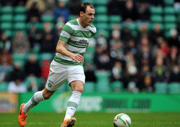 Celtic striker Anthony Stokes. Picture; Ian Rutherford