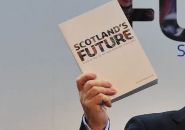 The Nationalists white paper on independence. Picture: Robert Perry