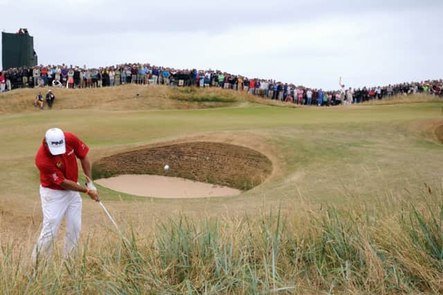 Lee Westwood at Muirfield in Gullane during last year's Open Championship. Picture: Jane Barlow