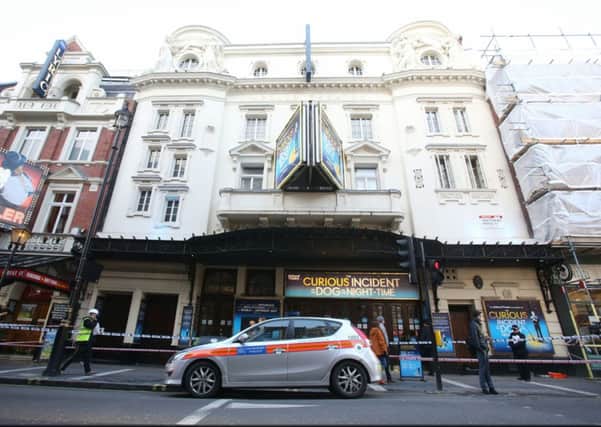 Apollo ceiling collapse due to "deterioration of century old cloth and plaster ties" according to Westminster Council investigation. Picture: PA