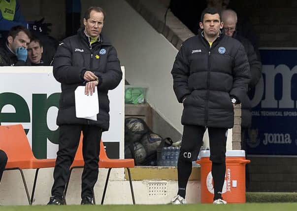 Callum Davidson, right, and Alex Cleland take charge again. Picture: SNS