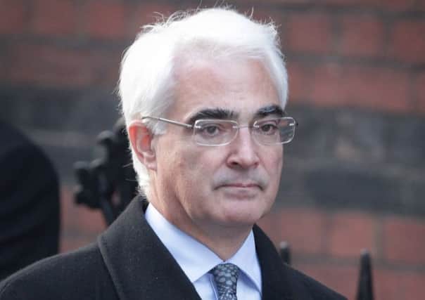 Alistair Darling complained of an uneven contest. Picture: Getty