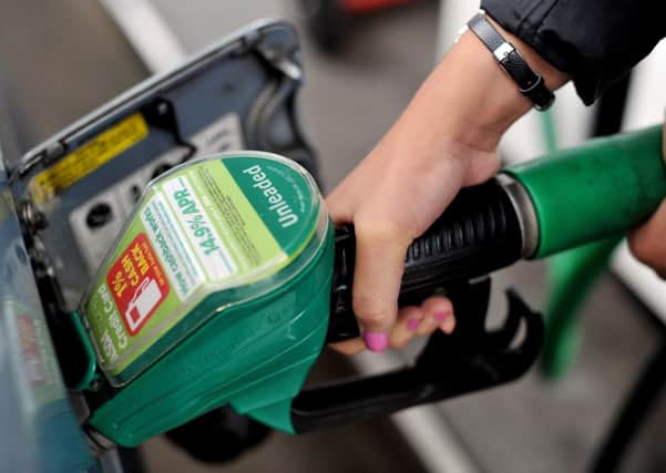 Falling petrol prices contributed to the lower rate of inflation. Picture: PA