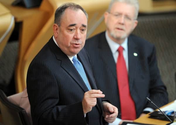 Alex Salmond announced the investment after hosting a cabinet meeting in Ayrshire. Picture: Jane Barlow