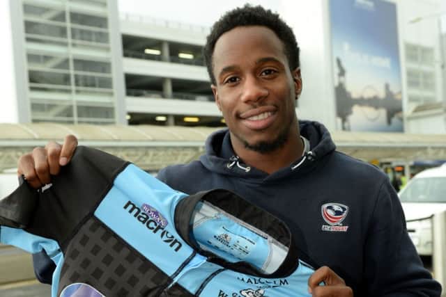 Glasgow Warriors new signing Carlin Isles. Picture: TSPL