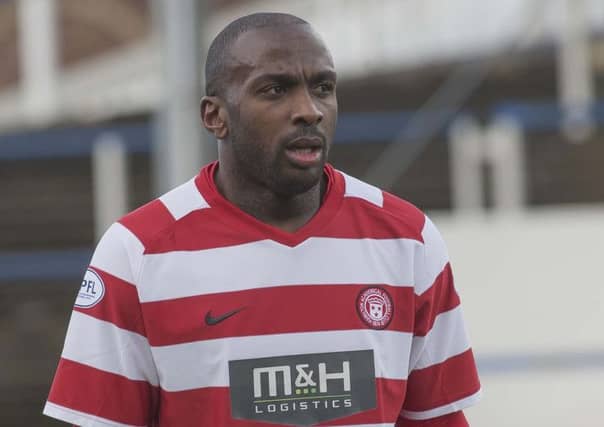 Jason Scotland of Hamilton Academical