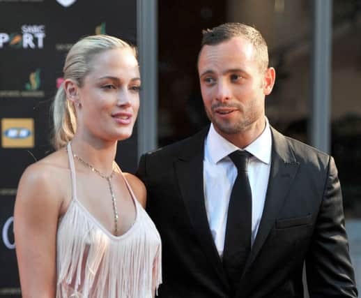 Oscar Pistorius with the late Reeva Steenkamp. Picture: Getty