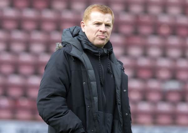 Celtic manager Neil Lennon could see his side win the title tonight. Picture: PA