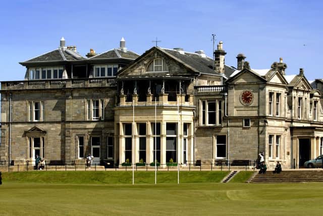 The Royal and Ancient Golf Club's St Andrews headquarters. Picture: Jane Barlow