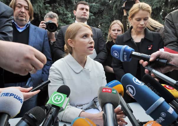 Yulia Tymoshenko could capitalise on the unpopular measures backed by Arseny Yatsenyuk. Picture: Getty
