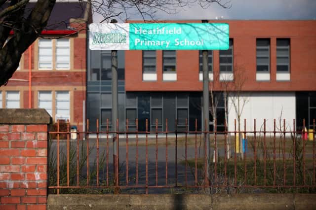 Heathfield Primary School in South Ayrshire, where the attack took place. Picture: Hemedia
