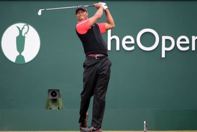 Tiger Woods at last year's Open Championship at Muirfield. Picture: Jane Barlow