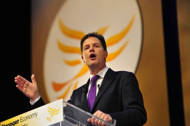 Nick Clegg will address the Scottish Liberal Democrats conference in Aberdeen. Picture: TSPL