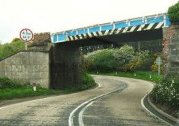 Dunragit Bridge, Britain's most bashed crossing, will benefit from a bypass that will re-route HGVs as of Monday. Picture: Contributed