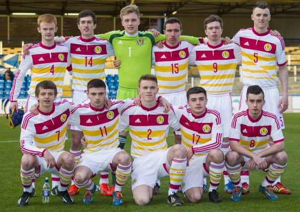 The Scotland under-17 side beat Belgium in midweek. Picture: SNS