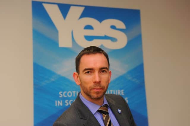 Stephen Noon of the Yes campaign for independence. Picture: Robert Perry