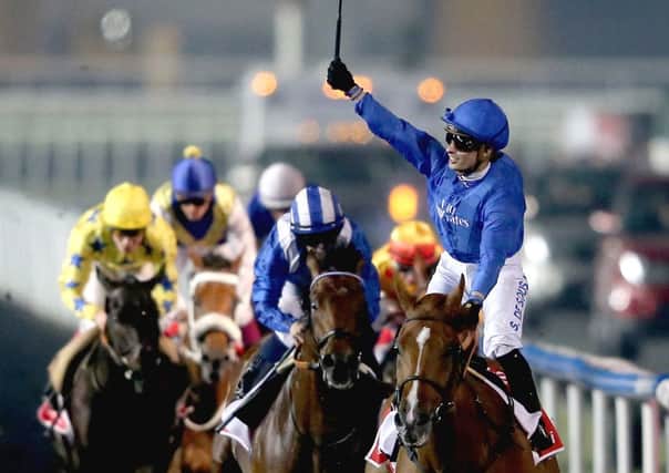 African Story ridden by Silvester De Sousa wins the Dubai World Cup. Picture: Getty