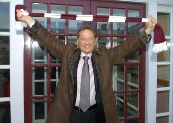 Former Hearts owner Vladimir Romanov at Tynecastle. Picture: Neil Hanna