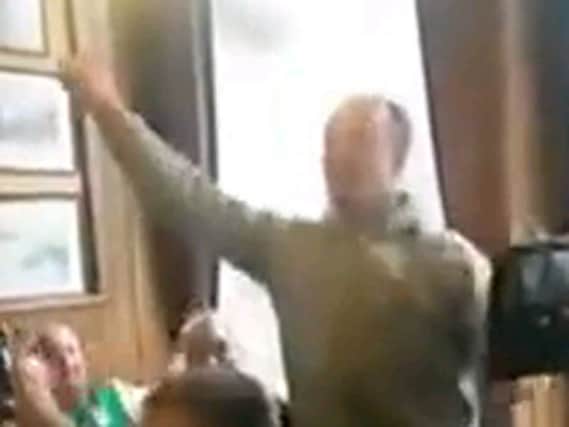 Video: Leigh Griffiths sings Hearts are going bust