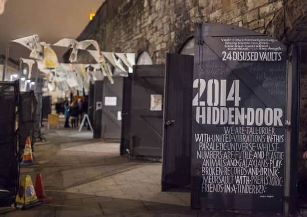 Hidden Door Festival, Edinburgh. Picture: Chris Scott
