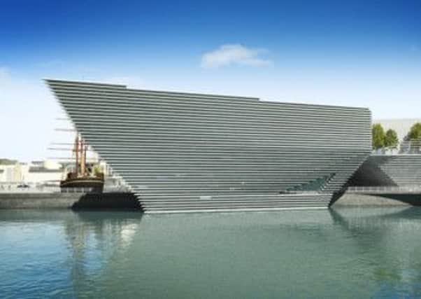 CGI images of the plans for the V&A Museum at Dundee. Picture: Contributed