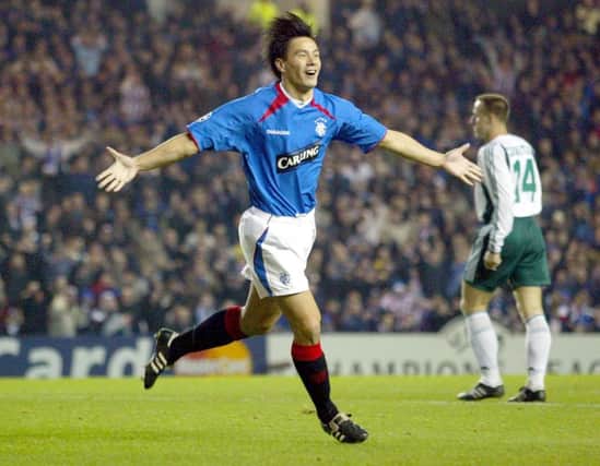 Michael Mols scores for Rangers against Panathinaikos in 2003. He now wants to help his old team out by creating a scouting netwrok with other ex-players. Picture: PA