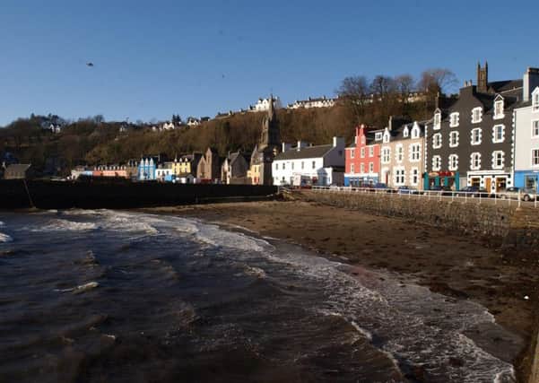 The coloured houses at Tobermory, Mull. Picture: TSPL