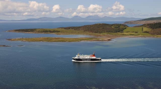 MV Finlaggan passing Ardpatrick and Jura