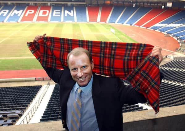 Berti Vogts on his appointment in 2002. Picture: TSPL