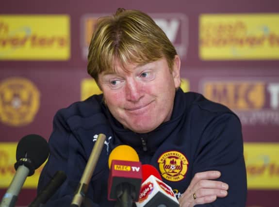 Motherwell manager Stuart McCall talks about his sides trip to Inverness tonight. Picture: SNS