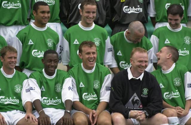 Alex McLeish couldnt prevent Hibs from being relegated in 1997, but he rebuilt a strong and stylish squad. Picture: Robert Perry