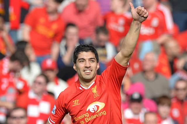Luis Suarez: Record-breaker. Picture: Getty