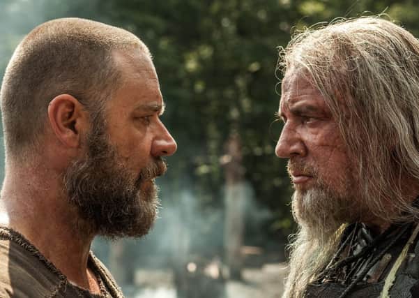 Russell Crowe and Ray Winstone in Noah. Picture: AP