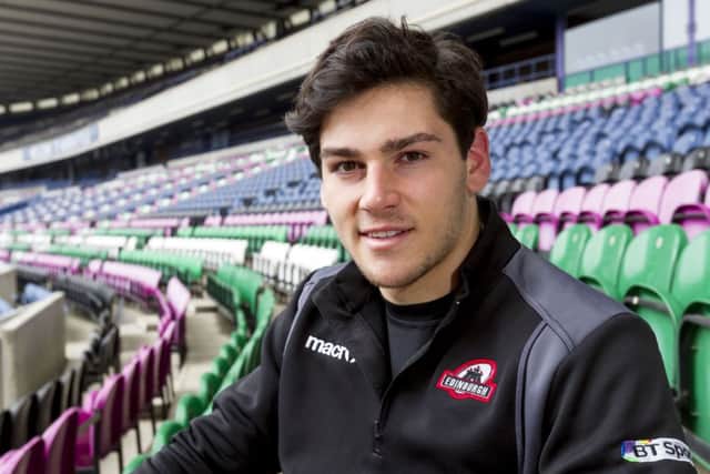 Sam Hidalgo-Clyne will start on the wing for Edinburgh against Newport Gwent Dragons tonight. Picture: SNS