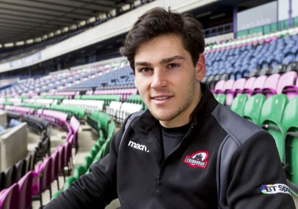 Sam Hidalgo-Clyne will start on the wing for Edinburgh against Newport Gwent Dragons tonight. Picture: SNS