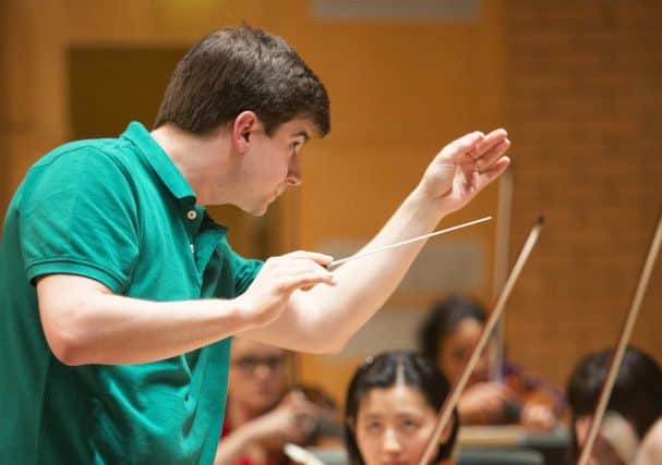 Fergus Macleod conducting at the Royal Conservatoire Scotland. Picture: Contributed