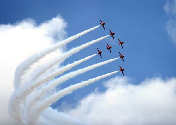 The Red Arrows are among the attractions set for Armed Forces Day in Stirling. Picture: Jane Barlow