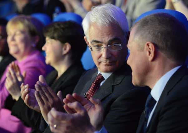 Johann Lamont, Ruth Davidson, Alistair Darling and Willie Rennie at the Better Together launch. Picture: Neil Hanna