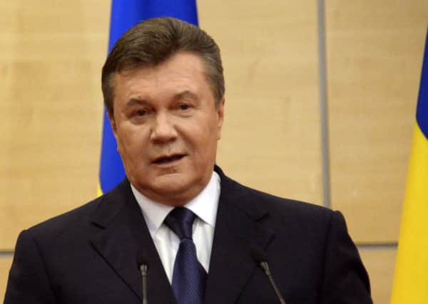 Viktor Yanukovich told Russian media his Crimea move had been an error. Picture: Getty