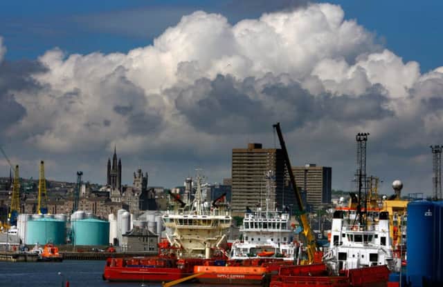 Ships dock in Aberdeen harbour. Picture: Getty