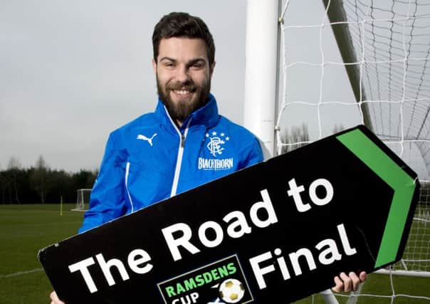 Richard Foster wont be shaving off his beard before Rangers Scottish Cup semi-final. Picture: SNS