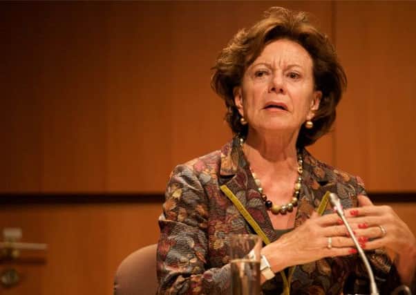 Vice President of the European Commission Neelie Kroes called the decision 'historic'. Picture: Contributed