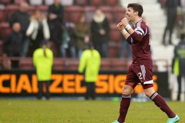 Callum Paterson has helped Hearts to a derby win over Hibs and a point against Aberdeen. Picture: SNS