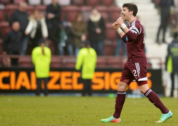 Callum Paterson has helped Hearts to a derby win over Hibs and a point against Aberdeen. Picture: SNS