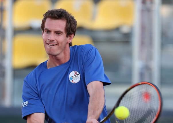 Andy Murray: Able to practice. Picture: Getty