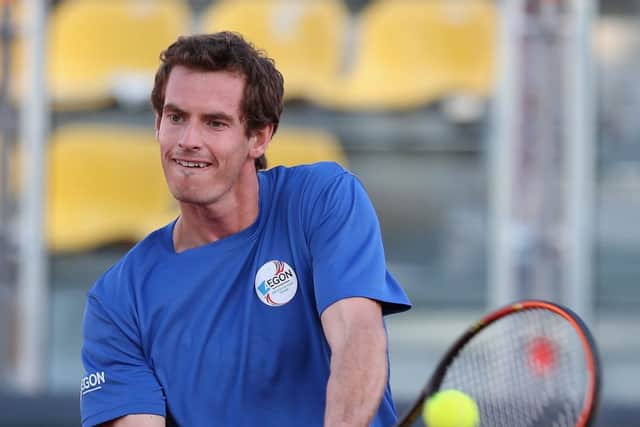 Andy Murray: Able to practice. Picture: Getty