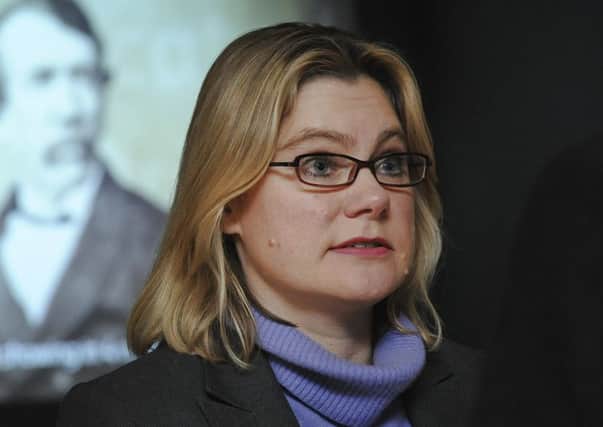 Justine Greening said Scotland should be 'proud' of their contribution to UK aid overseas. Picture: Cate Gillon
