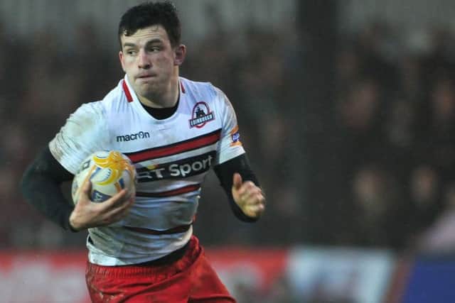 Centre Matt Scott scores Edinburgh's second try. Picture: Ashley Western/CameraSport