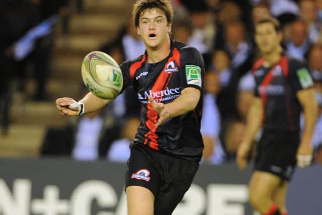 Harry Leonard in action for Edinburgh. Picture: Ian Rutherford